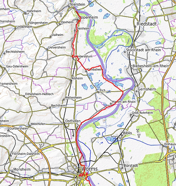 Siebter Tag - unsere Route, Teil 3
