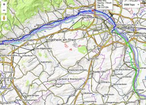 Achter Tag - unsere Route, Teil 1