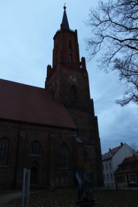 St. Marien-Andreas Kirche im Abendlicht