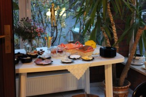 Nur für uns Beide: Frühstücksbuffett